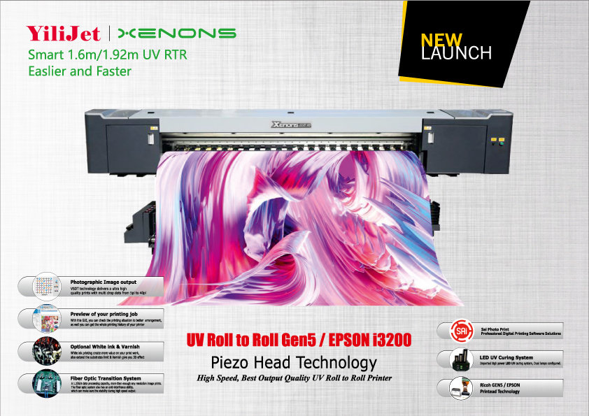 YiliJet Xenons UV Roll to Roll Gen5